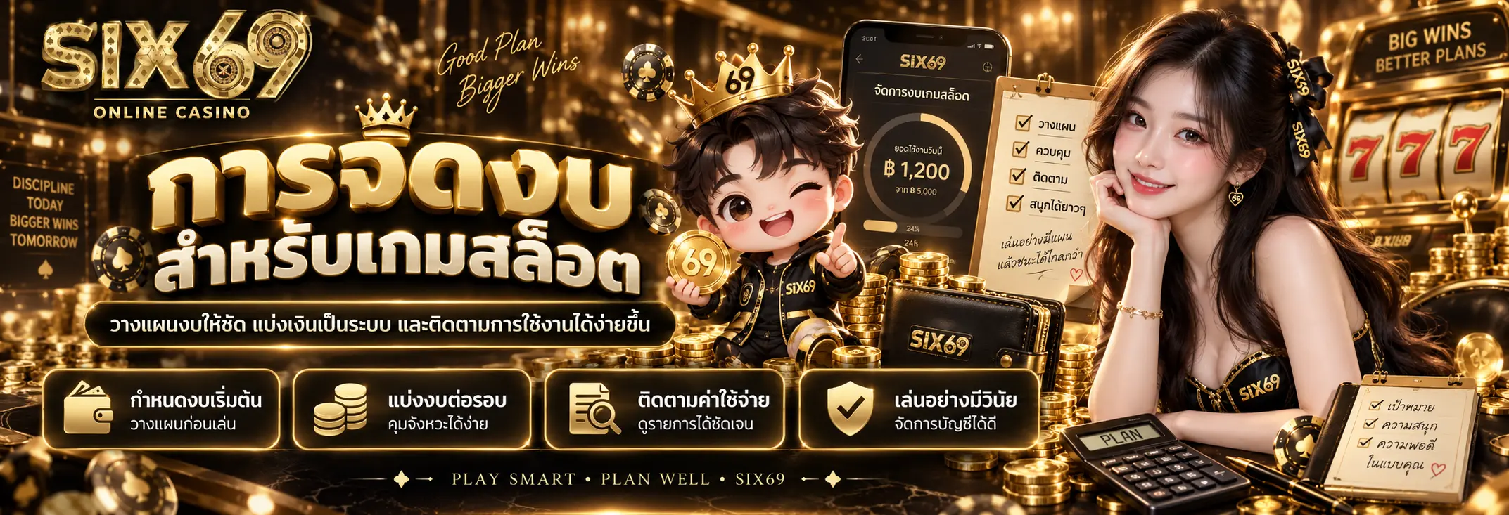 การจัดงบสำหรับเกมสล็อต