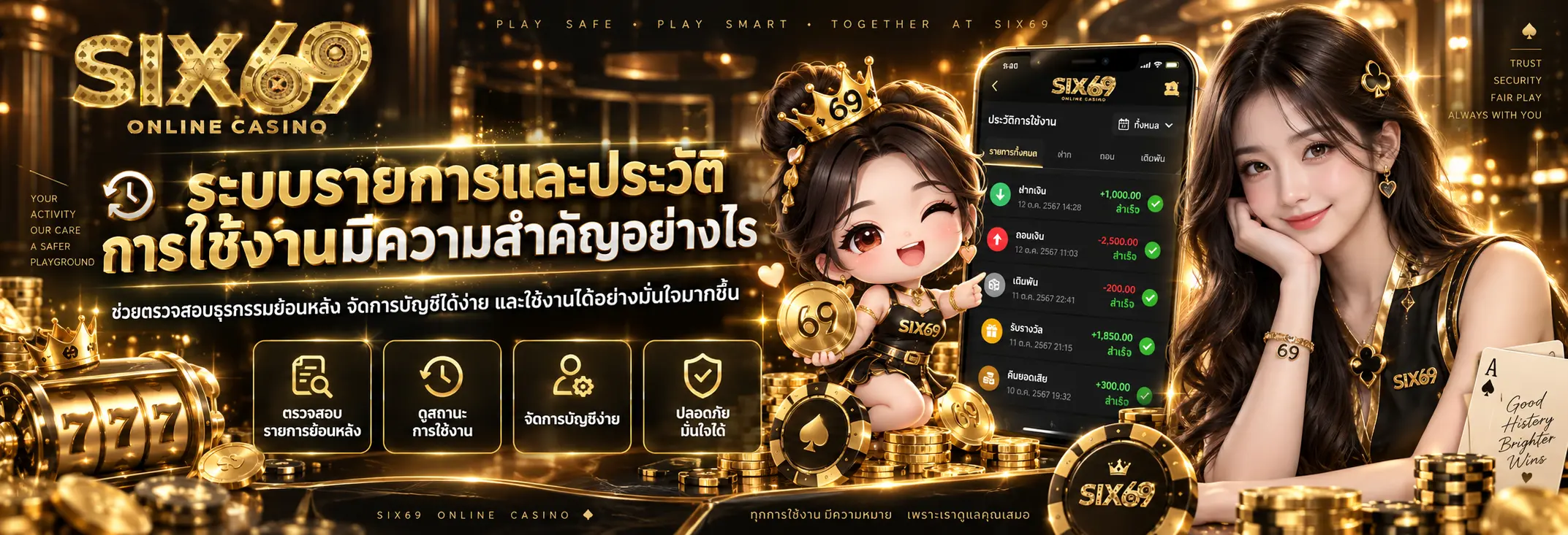 ระบบรายการและประวัติการใช้งานมีความสำคัญอย่างไร